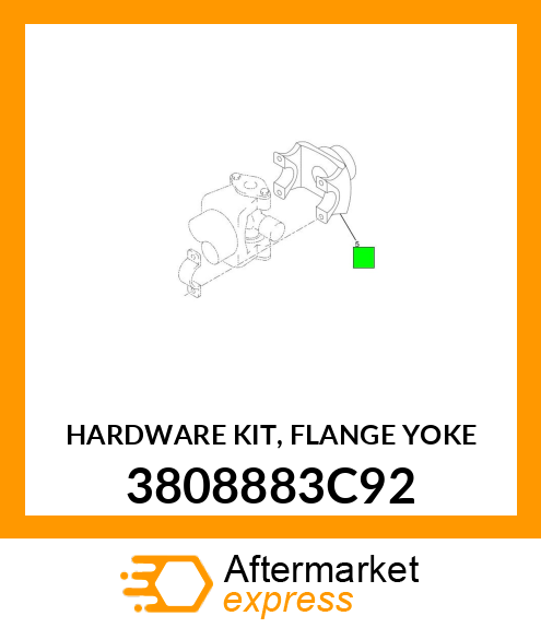 HARDWARE KIT, FLANGE YOKE 3808883C92