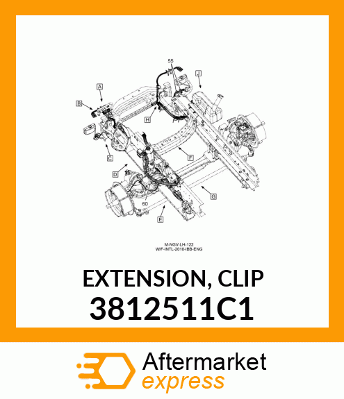 EXTENSION, CLIP 3812511C1