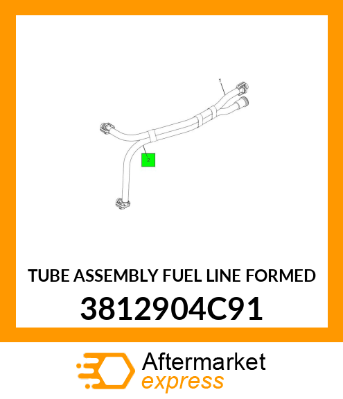 TUBE ASSEMBLY FUEL LINE FORMED 3812904C91