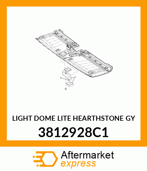 LIGHT DOME LITE HEARTHSTONE GY 3812928C1