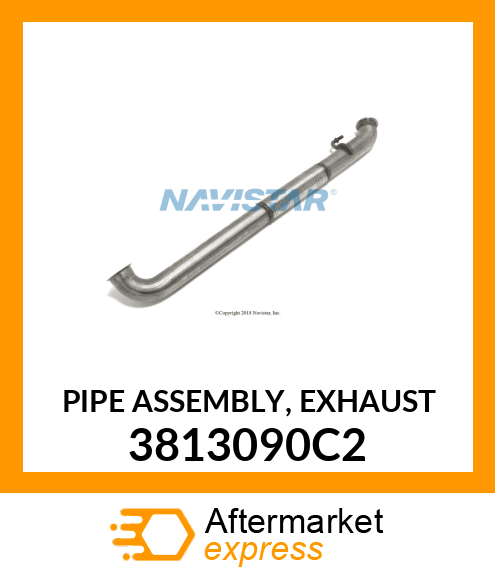 PIPE ASSEMBLY, EXHAUST 3813090C2