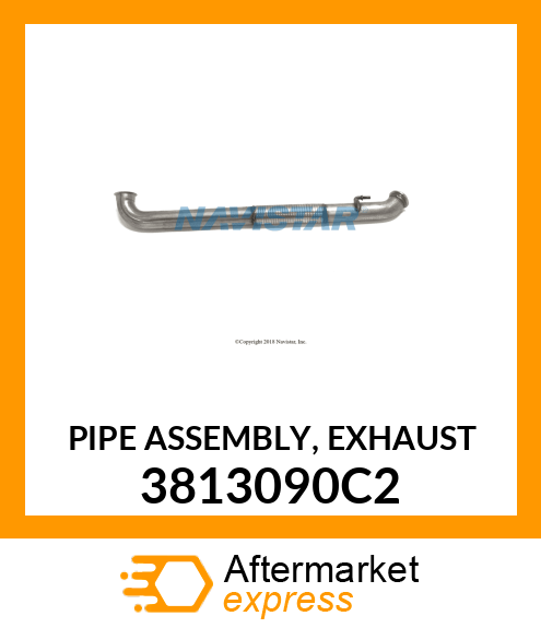 PIPE ASSEMBLY, EXHAUST 3813090C2