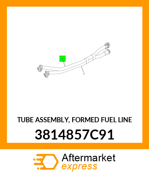 TUBE ASSEMBLY, FORMED FUEL LINE 3814857C91