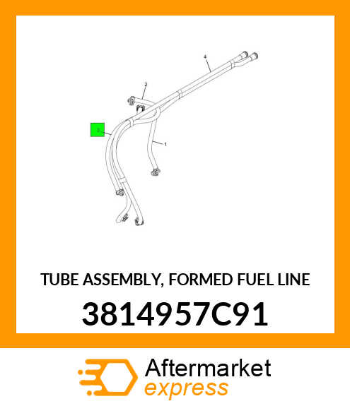 TUBE ASSEMBLY, FORMED FUEL LINE 3814957C91