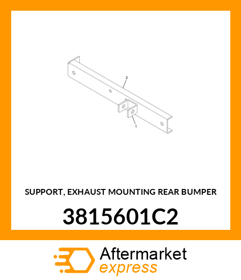 SUPPORT, EXHAUST MOUNTING REAR BUMPER 3815601C2