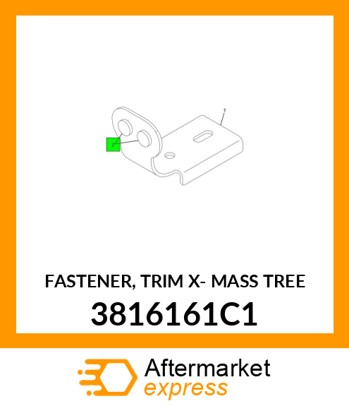 FASTENER, TRIM X- MASS TREE 3816161C1