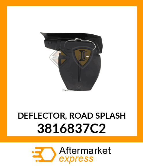 DEFLECTOR, ROAD SPLASH 3816837C2