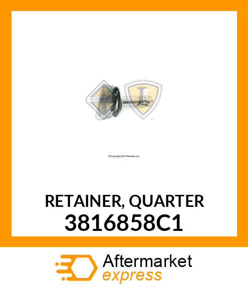 RETAINER, QUARTER 3816858C1