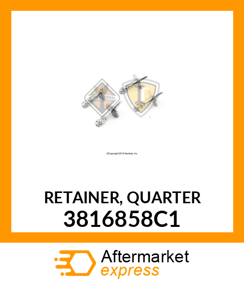 RETAINER, QUARTER 3816858C1