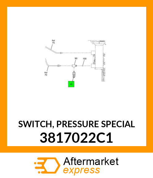 SWITCH, PRESSURE SPECIAL 3817022C1