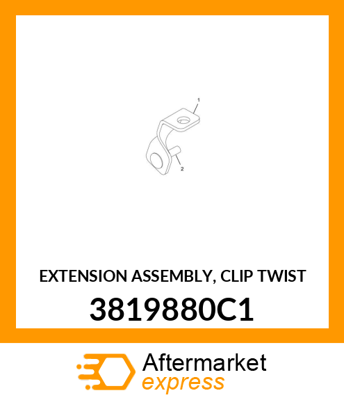 EXTENSION ASSEMBLY, CLIP TWIST 3819880C1