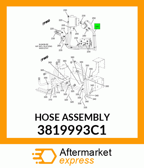 HOSE ASSEMBLY 3819993C1