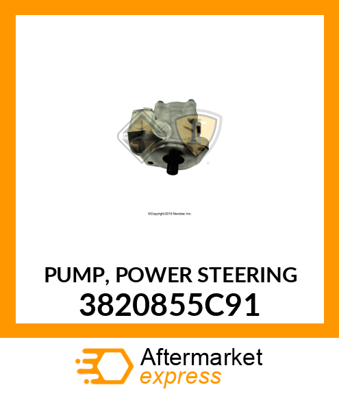 PUMP, POWER STEERING 3820855C91