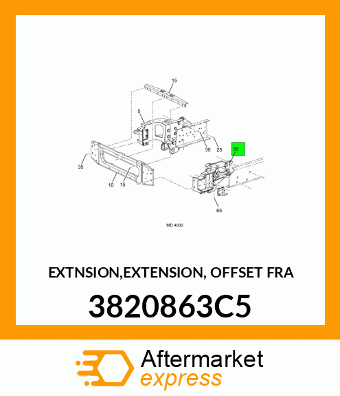 EXTNSION,EXTENSION, OFFSET FRA 3820863C5