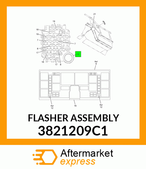 FLASHER ASSEMBLY 3821209C1