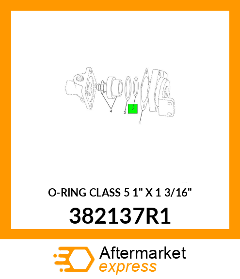 O-RING CLASS 5 1" X 1 3/16" 382137R1