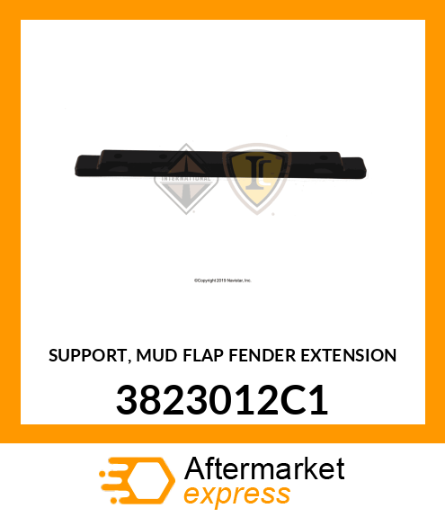 SUPPORT, MUD FLAP FENDER EXTENSION 3823012C1