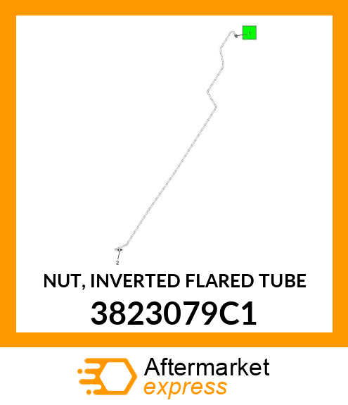 NUT, INVERTED FLARED TUBE 3823079C1