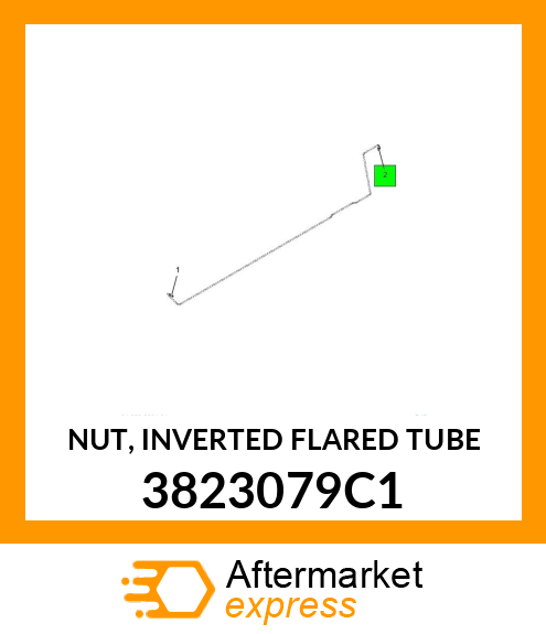 NUT, INVERTED FLARED TUBE 3823079C1