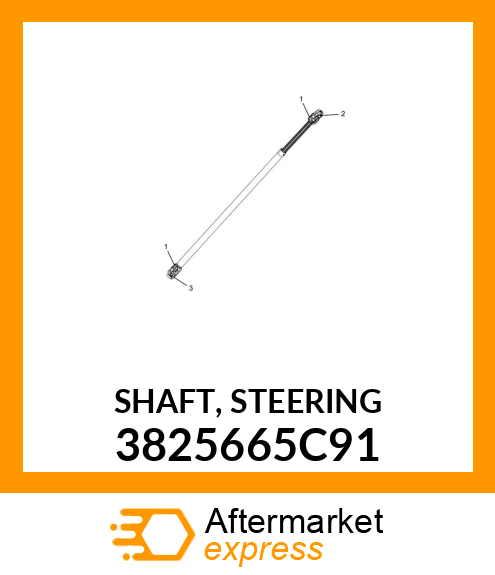 SHAFT, STEERING 3825665C91