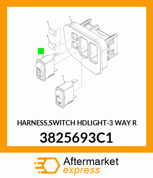 HARNESS,SWITCH HDLIGHT-3 WAY R 3825693C1