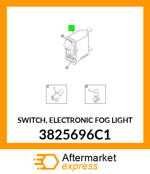 SWITCH, ELECTRONIC FOG LIGHT 3825696C1