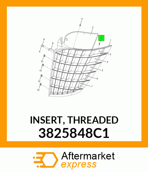 INSERT, THREADED 3825848C1