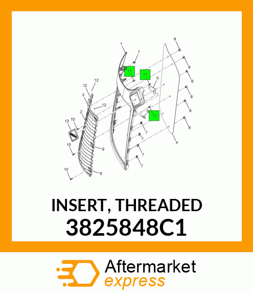 INSERT, THREADED 3825848C1