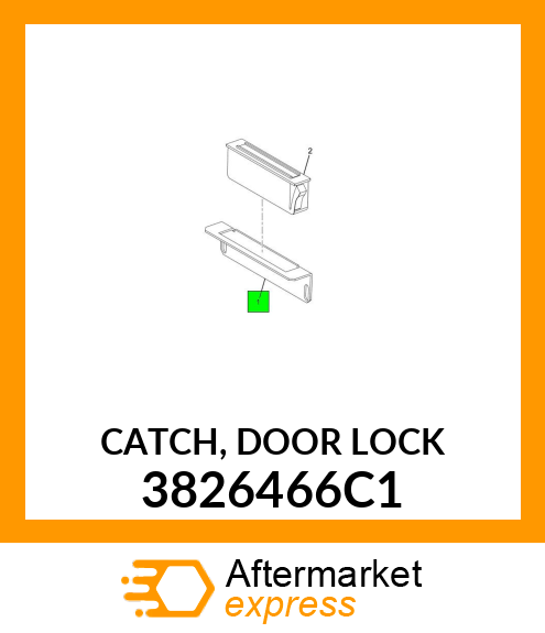 CATCH, DOOR LOCK 3826466C1