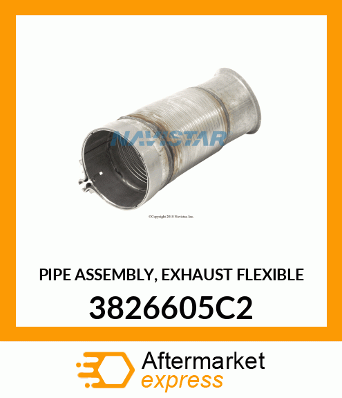PIPE ASSEMBLY, EXHAUST FLEXIBLE 3826605C2