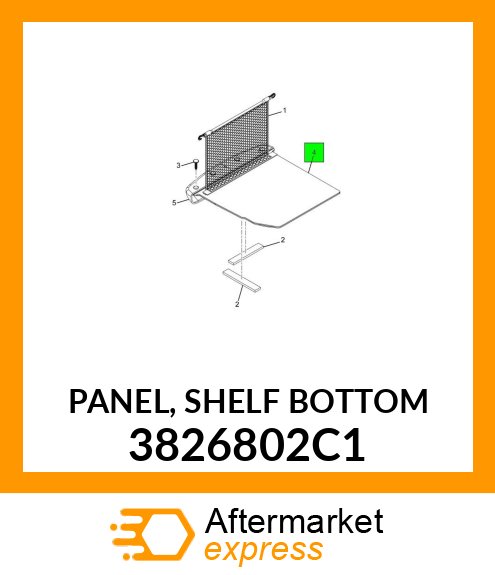 PANEL, SHELF BOTTOM 3826802C1