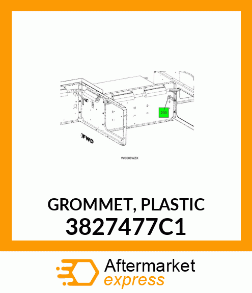 GROMMET, PLASTIC 3827477C1