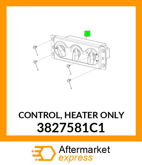 CONTROL, HEATER ONLY 3827581C1