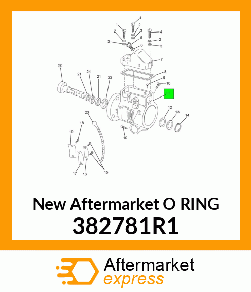 New Aftermarket O RING 382781R1