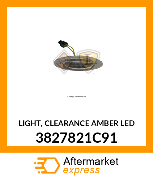 LIGHT, CLEARANCE AMBER LED 3827821C91