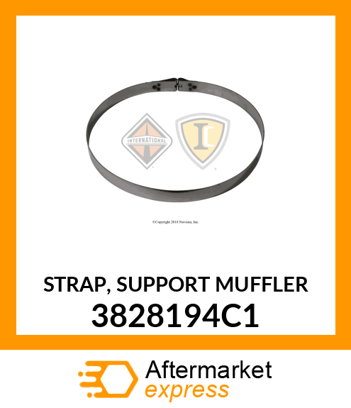 STRAP, SUPPORT MUFFLER 3828194C1