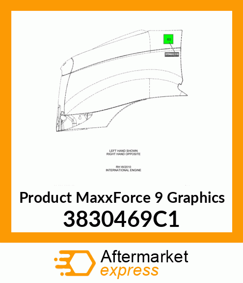 Product MaxxForce 9 Graphics 3830469C1