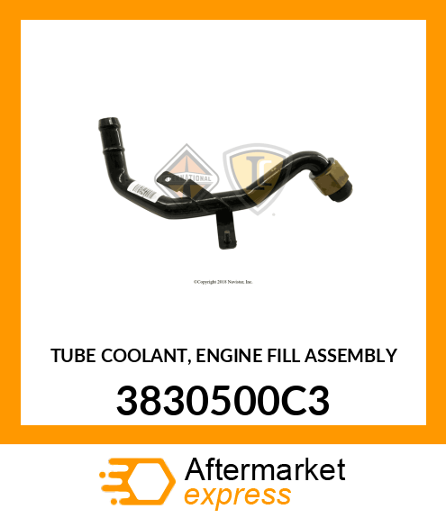 TUBE COOLANT, ENGINE FILL ASSEMBLY 3830500C3