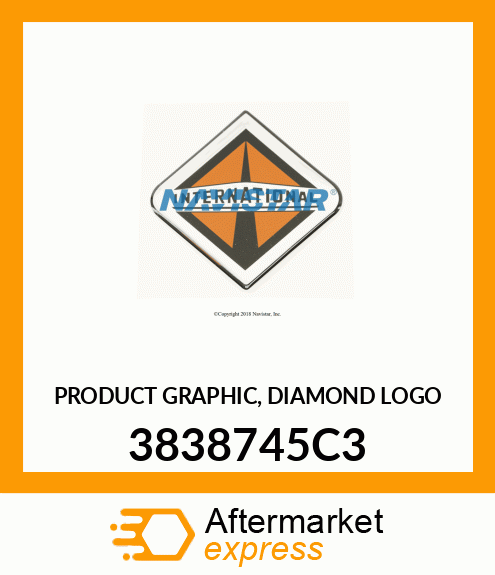 PRODUCT GRAPHIC, DIAMOND LOGO 3838745C3