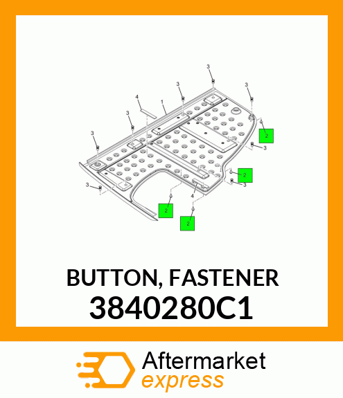 BUTTON, FASTENER 3840280C1