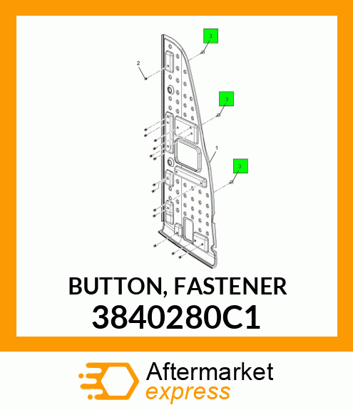 BUTTON, FASTENER 3840280C1