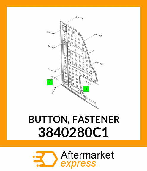 BUTTON, FASTENER 3840280C1