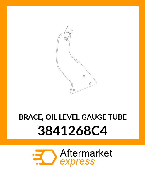 BRACE, OIL LEVEL GAUGE TUBE 3841268C4