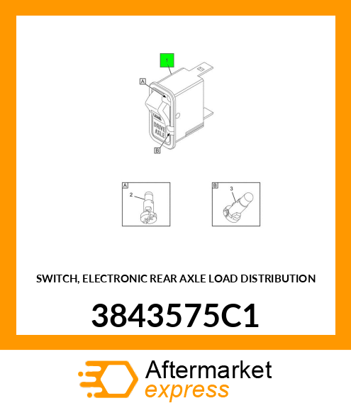 SWITCH, ELECTRONIC REAR AXLE LOAD DISTRIBUTION 3843575C1