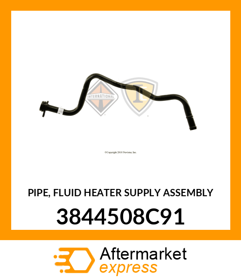 PIPE, FLUID HEATER SUPPLY ASSEMBLY 3844508C91