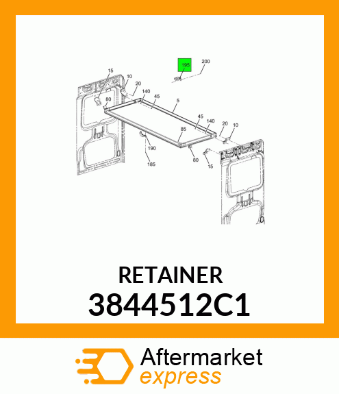 RETAINER 3844512C1