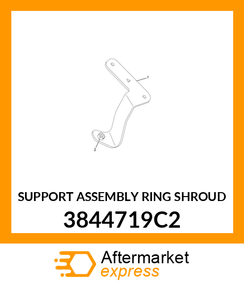 SUPPORT ASSEMBLY RING SHROUD 3844719C2