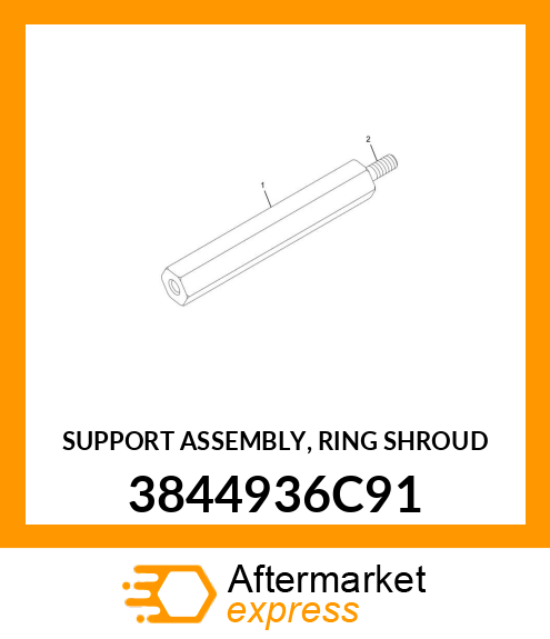 SUPPORT ASSEMBLY, RING SHROUD 3844936C91