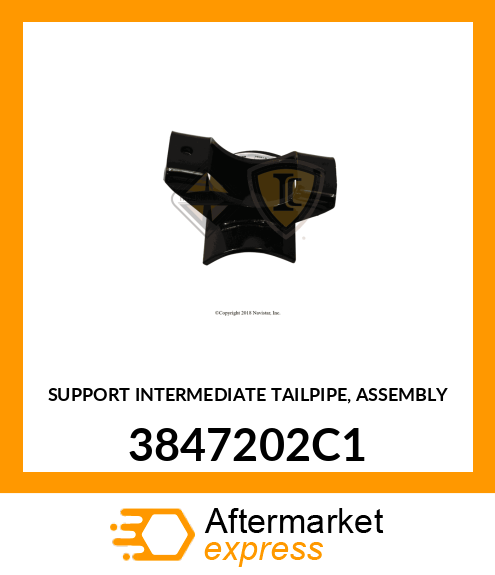 SUPPORT INTERMEDIATE TAILPIPE, ASSEMBLY 3847202C1