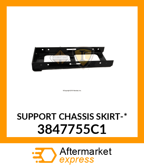 SUPPORT CHASSIS SKIRT-* 3847755C1